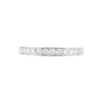Alliance Valentina Or Blanc Diamant - Alliances Femme | Histoire d&rsquo;Or