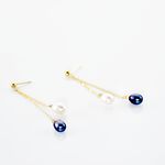 Boucles D'oreilles Pendantes Or Jaune Brayann Perles De Culture - Boucles d'oreilles pendantes Femme | Histoire d&rsquo;Or