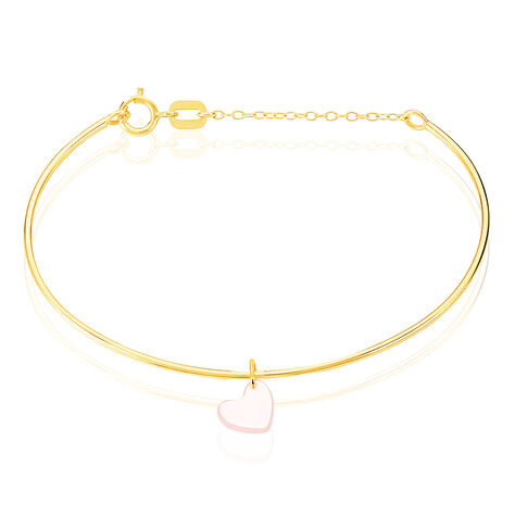 Bracelet Jonc Ida Coeur Or Jaune - Bracelets joncs Enfant | Histoire d’Or