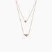Collier Camelia Argent Rose Oxyde De Zirconium - Colliers fantaisie Femme | Histoire d’Or