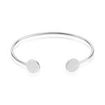 Bracelet Jonc Domitylle Argent Blanc Oxyde De Zirconium - Bracelets joncs Femme | Histoire d&rsquo;Or