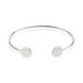 Bracelet Jonc Domitylle Argent Blanc Oxyde De Zirconium - Bracelets joncs Femme | Histoire d’Or