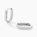 Créoles Urban Line Acier Blanc - Boucles d'oreilles créoles Femme | Histoire d’Or