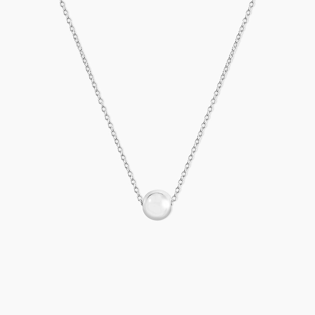 Collier Nassiera Argent Blanc - Colliers fantaisie Femme | Histoire d&rsquo;Or