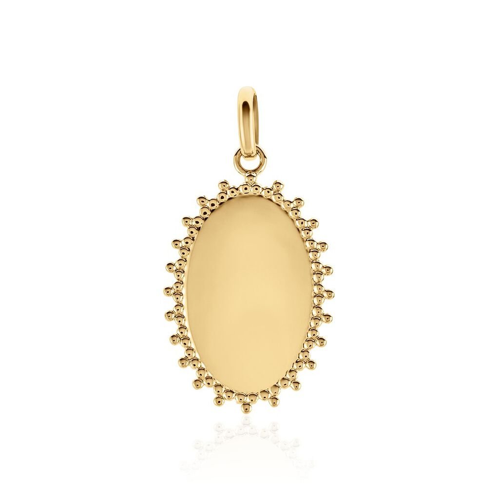 Pendentif Linette Plaque Or Doré - Pendentifs Naissance Femme | Histoire d’Or