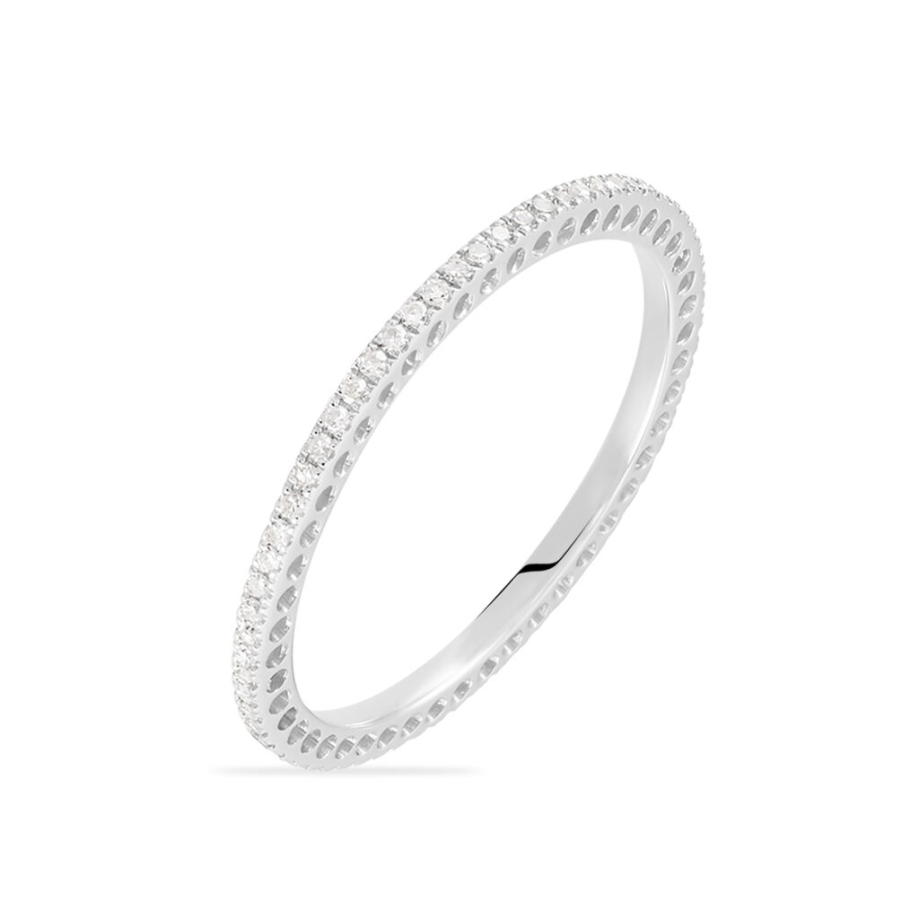 Alliance Lu Or Blanc Diamant - Alliances Femme | Histoire d’Or