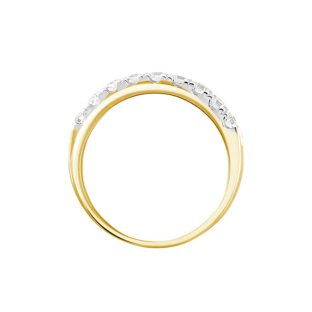 Bague Agostina Or Jaune Oxyde De Zirconium - Bagues avec pierre Femme | Histoire d’Or