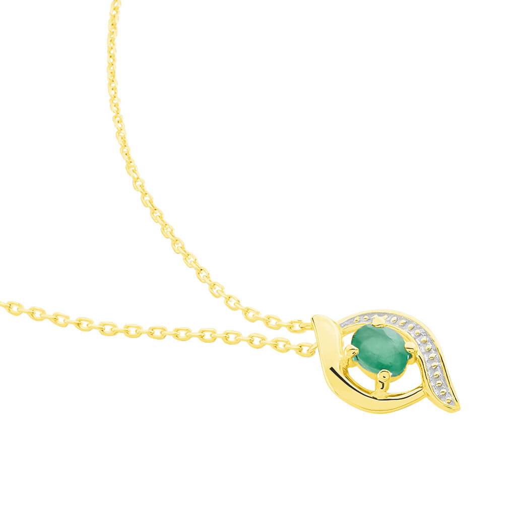 Collier Lydia Or Jaune Emeraude - Colliers Femme | Histoire d’Or
