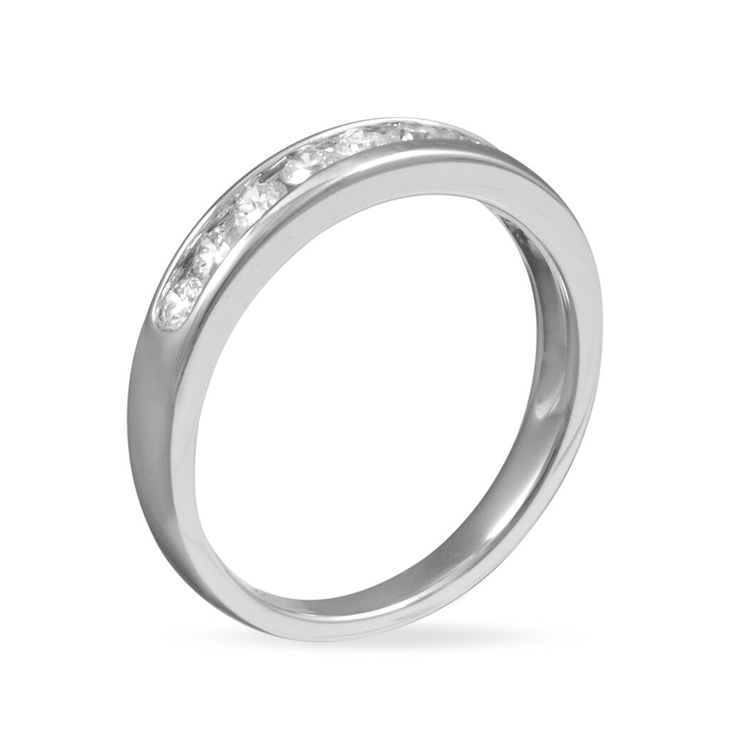 Alliance Giulia Or Blanc Diamant - Alliances Femme | Histoire d’Or