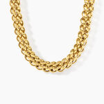 Collier Jackie Acier Jaune - Ras de cou Femme | Histoire d&rsquo;Or