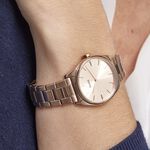 Montre Cluse Feroce Petite Acier Acier Dore Rose - Montres Femme | Histoire d&rsquo;Or