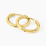 Cr&eacute;oles Bolivia Acier Jaune - 16 mm - Boucles d'oreilles cr&eacute;oles Femme | Histoire d&rsquo;Or