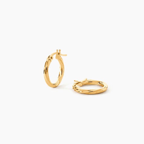 Cr&eacute;oles Youri Or Jaune - Boucles d'oreilles cr&eacute;oles Femme | Histoire d&rsquo;Or