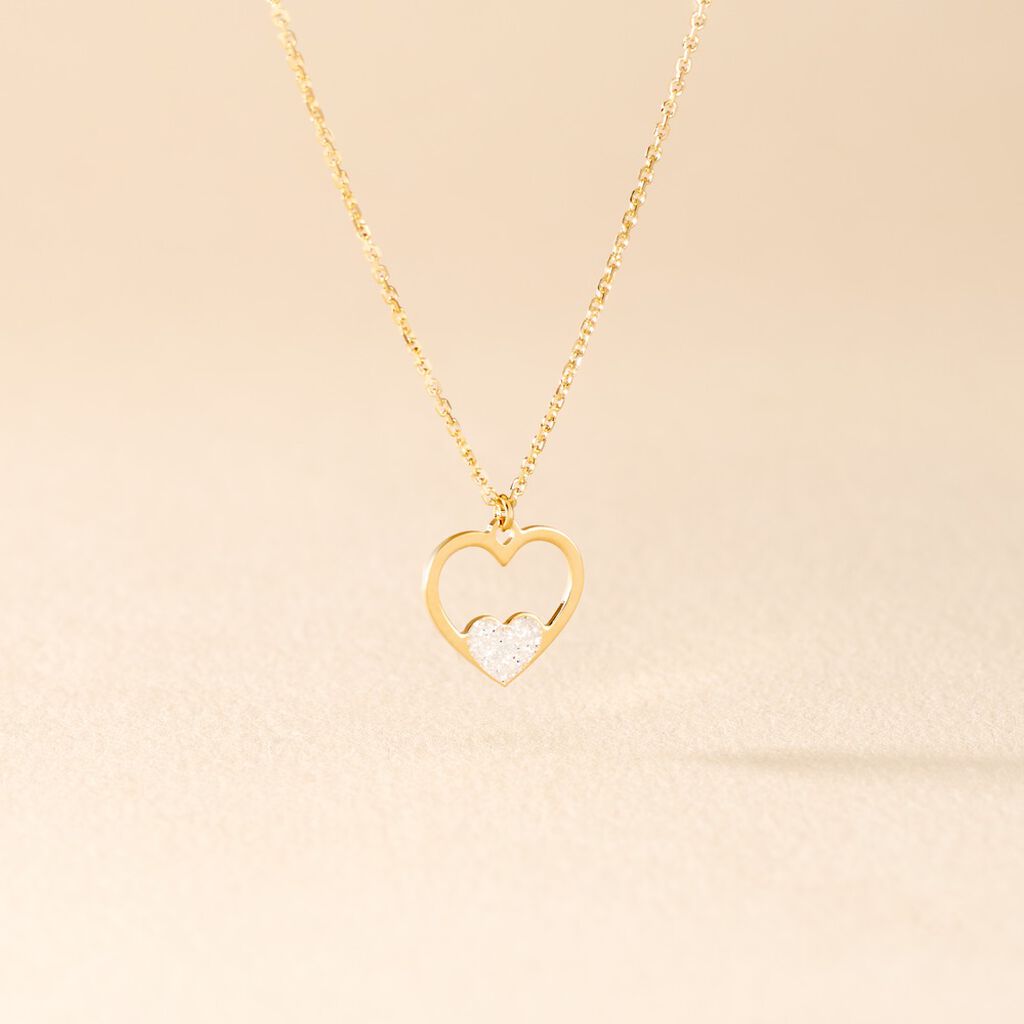 Collier Or Jaune Jenovefa - F&ecirc;te des m&egrave;res Femme | Histoire d&rsquo;Or