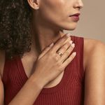 Bague Folia Plaqu&eacute; Or Jaune - Bijoux Femme | Histoire d&rsquo;Or