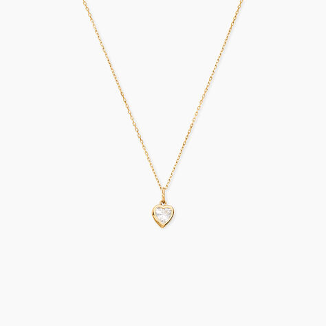 Collier Or Jaune Idony Oxyde De Zirconium - Colliers Femme | Histoire d’Or