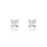 Boucles D'oreilles Puces Alys Argent Blanc Oxyde De Zirconium - Boucles d'oreilles fantaisie Femme | Histoire d&rsquo;Or