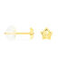 Boucles D'oreilles Puces Alphonsine Etoile Or Jaune