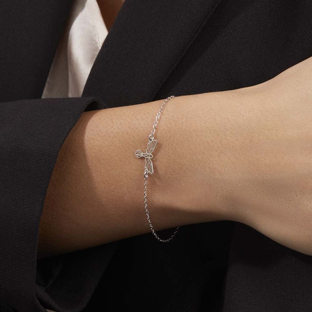 Bracelet Sevinc Argent Blanc - Bracelets Femme | Histoire d’Or