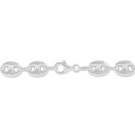 Bracelet Carrus Maille Grain De Cafe Argent Blanc - Bracelets cha&icirc;ne Homme | Histoire d&rsquo;Or