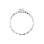 Solitaire Or Blanc Sevastiane Oxyde De Zirconium - Bagues solitaires Femme | Histoire d&rsquo;Or