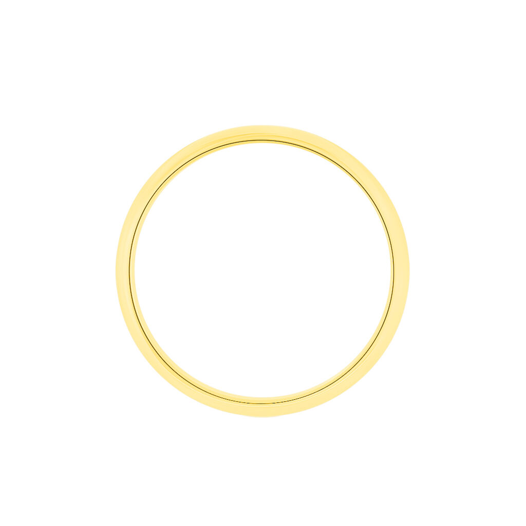 Alliance Aphroditia Demi Jonc Bombé Or Jaune - Alliances Famille | Histoire d’Or
