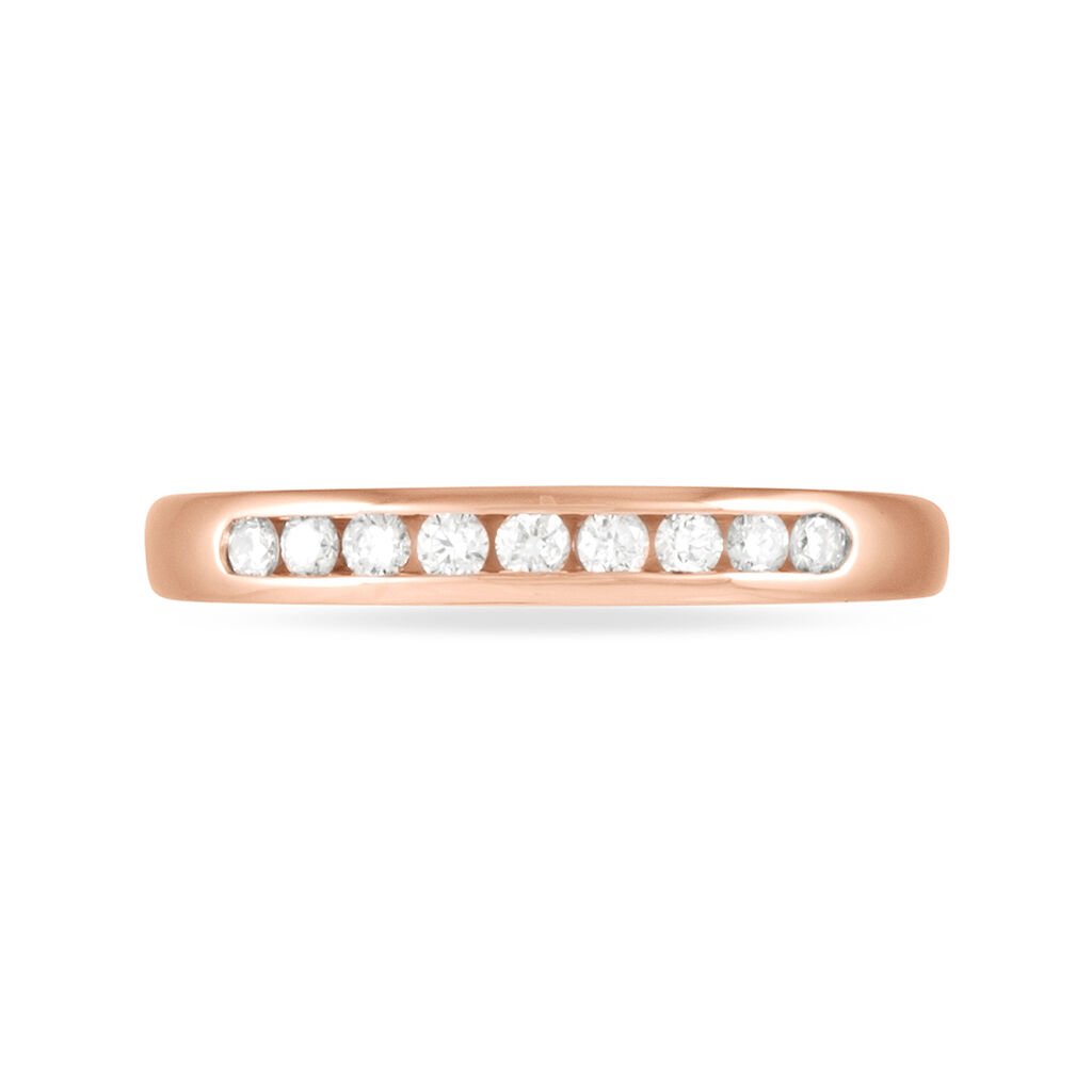 Alliance Giulia Or Rose Diamant - Alliances Femme | Histoire d&rsquo;Or