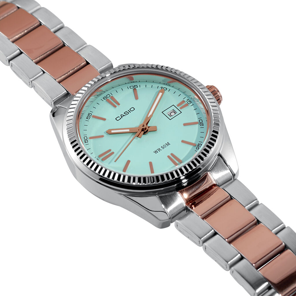 Montre Casio Collection Women Bleu - Montres Femme | Histoire d’Or