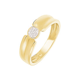 Bague Tamaya Or Jaune Diamant - Bagues avec pierre Femme | Histoire d’Or