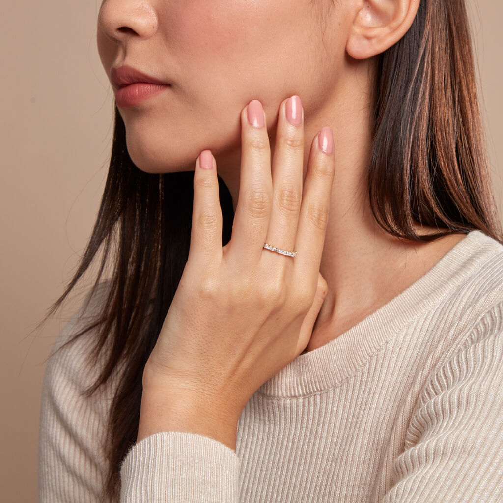 Bague Ilean Or Jaune Oxyde De Zirconium - Bagues avec pierre Femme | Histoire d’Or