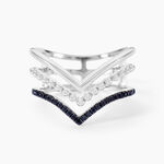 Bague Irina Argent Blanc Oxyde De Zirconium - Bagues avec pierre Femme | Histoire d&rsquo;Or