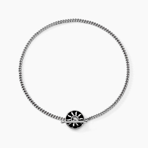 Bracelet Keenan Argent Blanc - Bracelets Homme | Histoire d’Or
