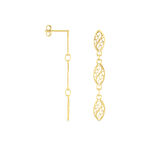 Boucles D'oreilles Pendantes Golden Acanty Or Jaune - Boucles d'oreilles pendantes Femme | Histoire d&rsquo;Or
