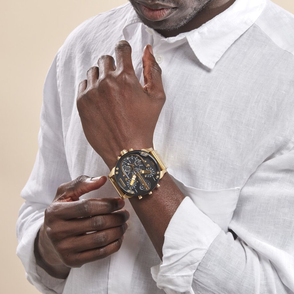 Montre Diesel Mr Daddy 2.0 Noir - Montres  | Histoire d’Or