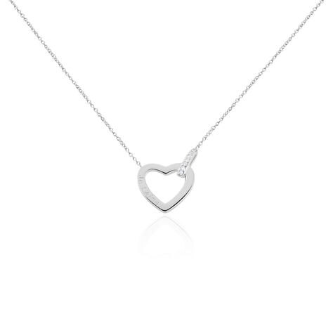 Collier Elanda Argent Blanc Oxyde De Zirconium - Colliers fantaisie Femme | Histoire d’Or