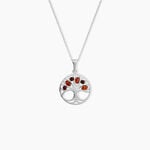 Collier Argent Blanc Odaya Ambre - Colliers pierre Femme | Histoire d&rsquo;Or