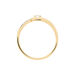 Bague Auberi Plaqué Or Jaune Oxyde De Zirconium - Bagues solitaires Femme | Histoire d’Or