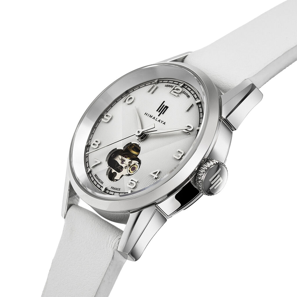 Montre Lip Himalaya Coeur Battant Blanc - Montres Femme | Histoire d&rsquo;Or
