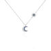 Collier Bekhta Or Blanc Oxyde De Zirconium - Colliers Femme | Histoire d’Or