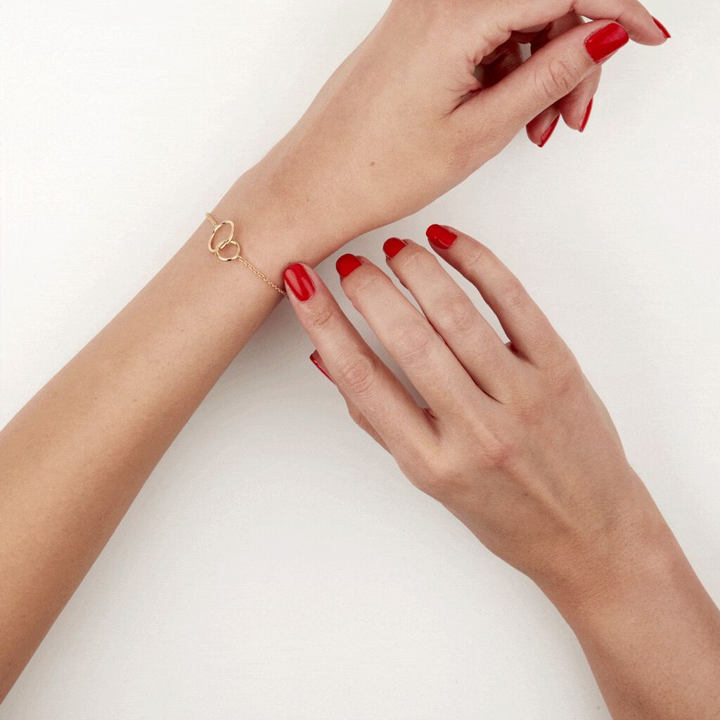 Bracelet Nacha Plaque Or Jaune - Bracelets Femme | Histoire d&rsquo;Or