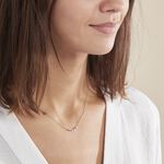 Collier Adriana Argent Blanc Oxyde De Zirconium - Colliers fantaisie Femme | Histoire d&rsquo;Or