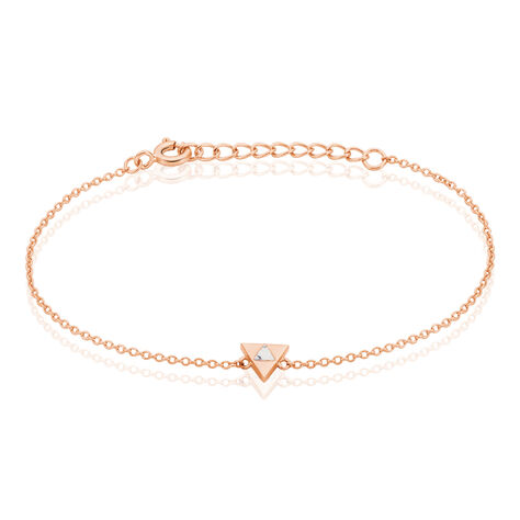 Bracelet Tallulah Argent Rose Pierre De Synthese - Bracelets Femme | Histoire d’Or