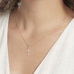 Pendentif Or Jaune Neottie Oxydes - Pendentifs Communion Femme | Histoire d&rsquo;Or