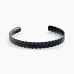 Bracelet Jonc Jourdan Guilherme Acier Noir - Bracelets joncs Homme | Histoire d&rsquo;Or