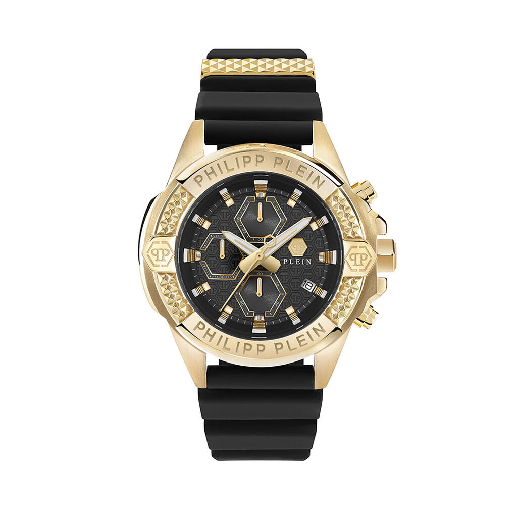 Montre Philipp Plein The $Kull Chrono Noir - Nouveautés Homme | Histoire d’Or