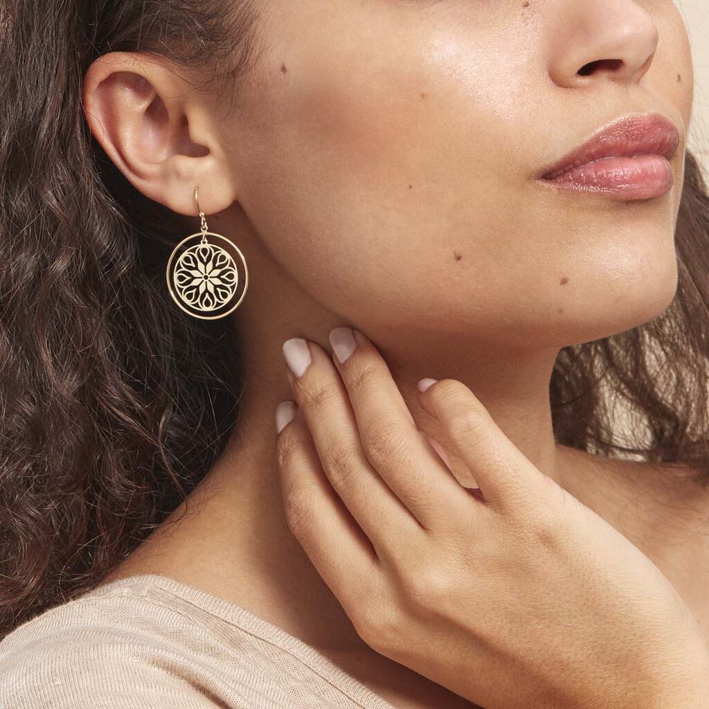 Boucles D'oreilles Pendantes Rosamund Or Jaune - Boucles d'oreilles pendantes Femme | Histoire d’Or