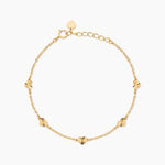 Bracelet Vainui Argent Dor&eacute; A L'Or 750/1000 - F&ecirc;te des m&egrave;res Femme | Histoire d&rsquo;Or