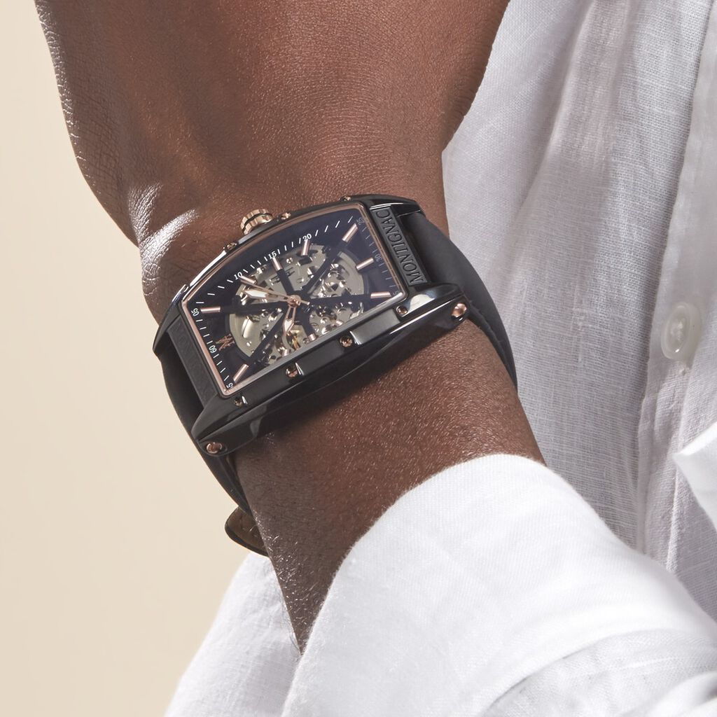 Montre Montignac Noir - Montres Homme | Histoire d’Or