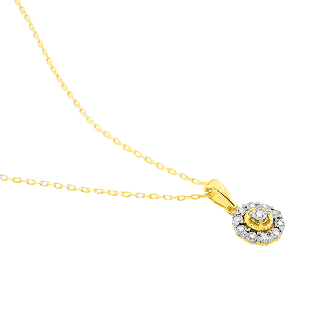 Collier Charletta Or Jaune Diamant - Colliers Femme | Histoire d’Or