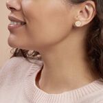 Boucles D'oreilles Puces Blanka Plaqu&eacute; Or Jaune - Boucles d'oreilles fantaisie Femme | Histoire d&rsquo;Or